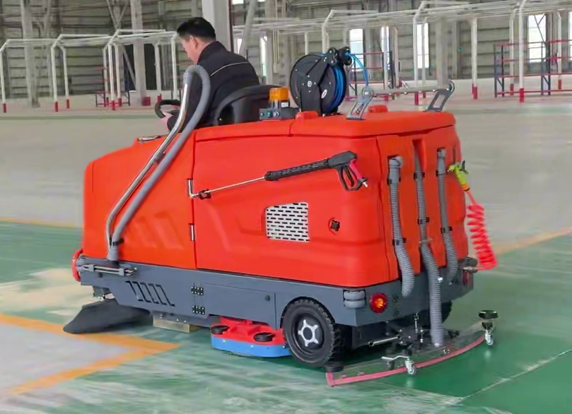 解决工厂即买洗地机又买扫地机的问题，新推出洗扫一体机。