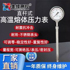 直杆型高温熔体压力表