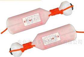 塑壳救生圈浮索，手抛式带壳子救生浮索