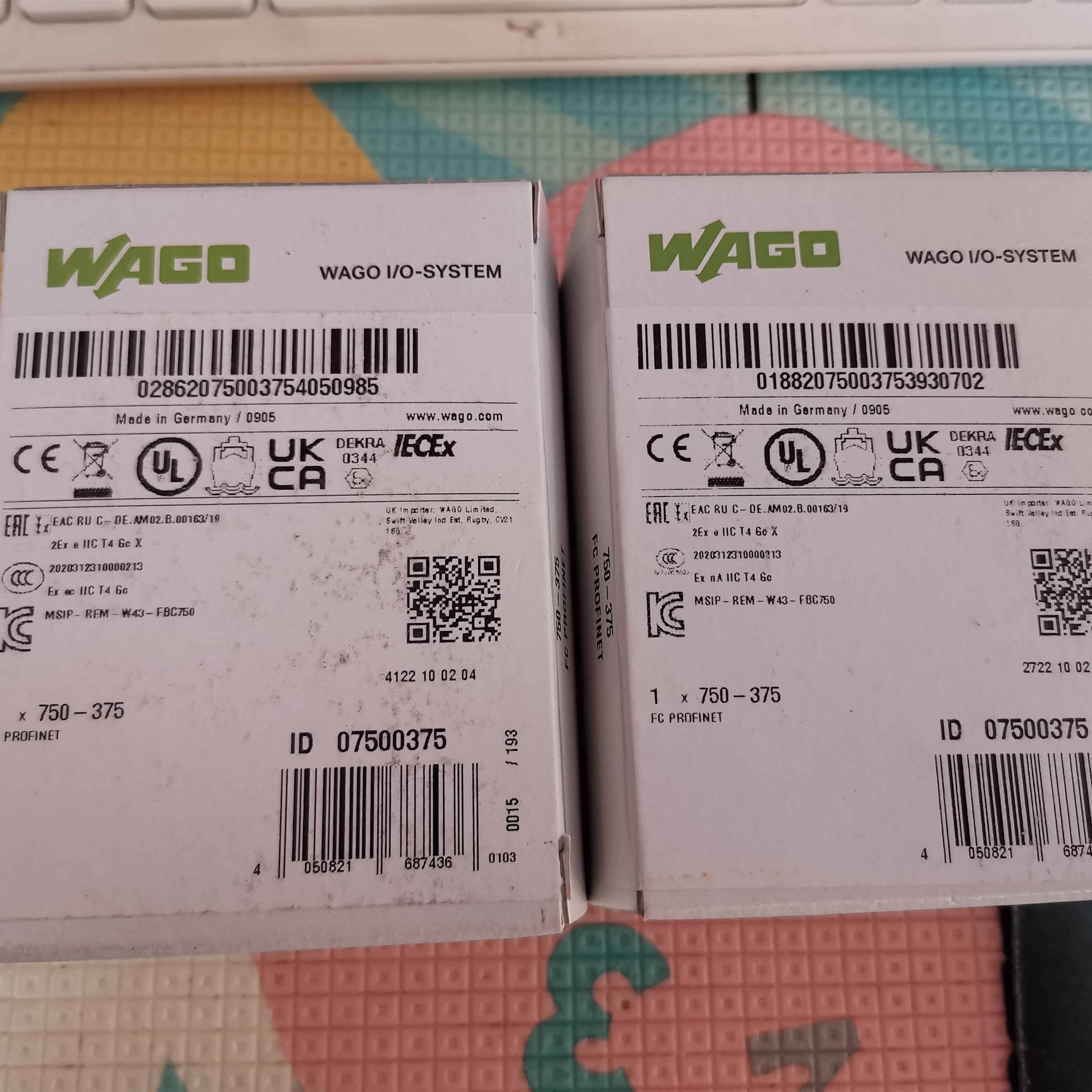 模擬量WAGO 750-450萬可模塊的技術參數