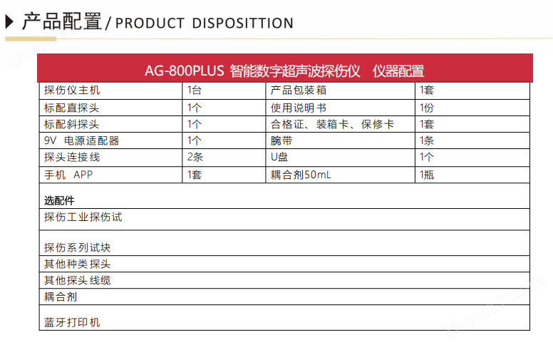AG-800PLUS智能數(shù)字超聲波探傷儀