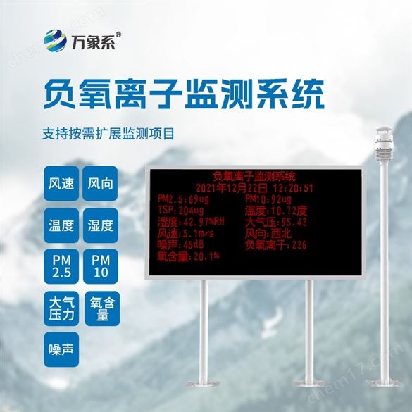 景區(qū)負(fù)氧離子監(jiān)測(cè)儀器