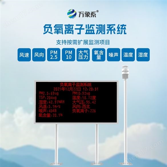 景區(qū)負(fù)氧離子監(jiān)測(cè)儀器