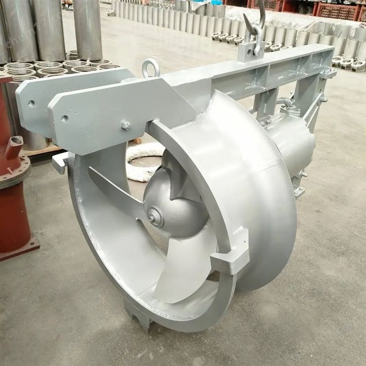 水平螺旋槳泵起吊式安裝