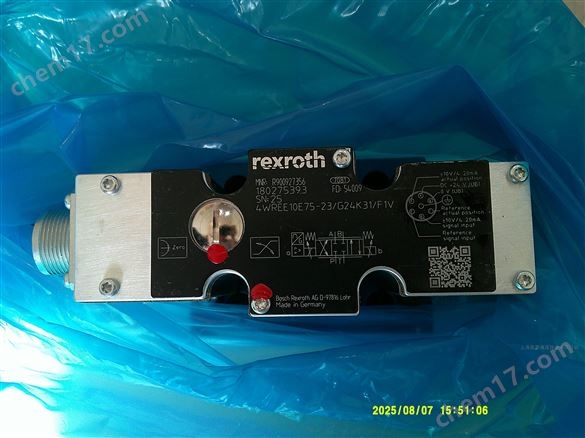力士樂REXROTH R900927356 4WREE10E75