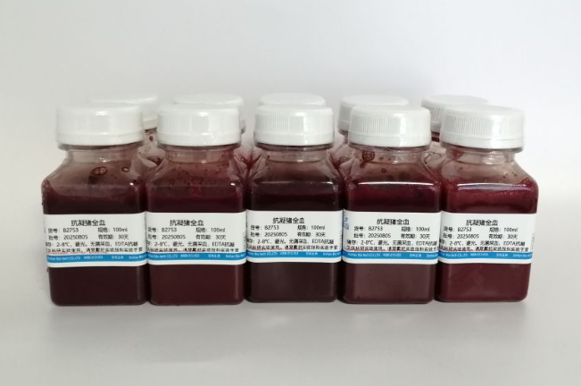 抗凝豬全血主要用于全血細胞計數(shù)等需要測定血液成分的實驗。
