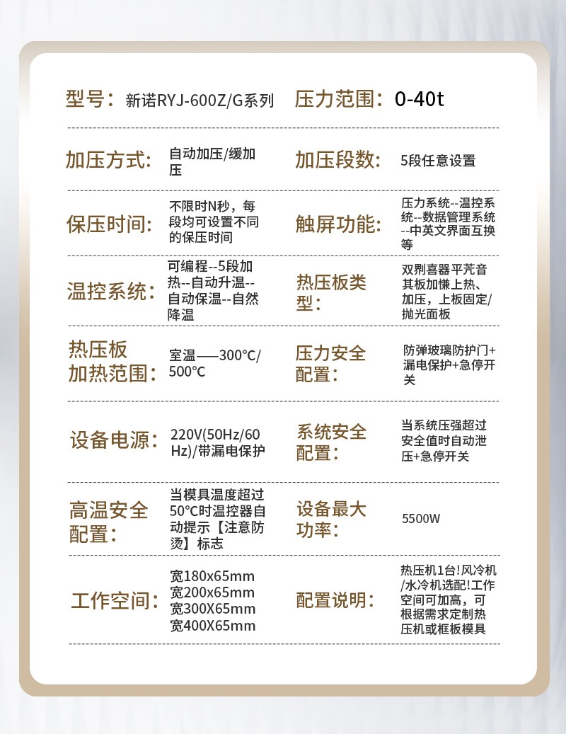 中国台湾桃园某科研单位亲测，上海新诺高温热压机压出在线品质