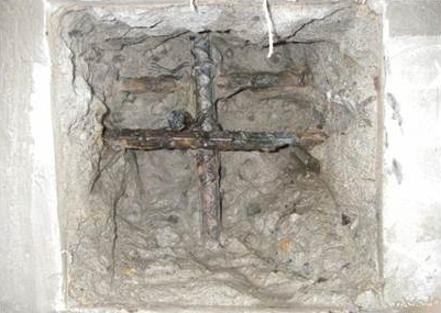 鋼筋混凝土鹽害（氯鹽/硫酸鹽）XRF分析