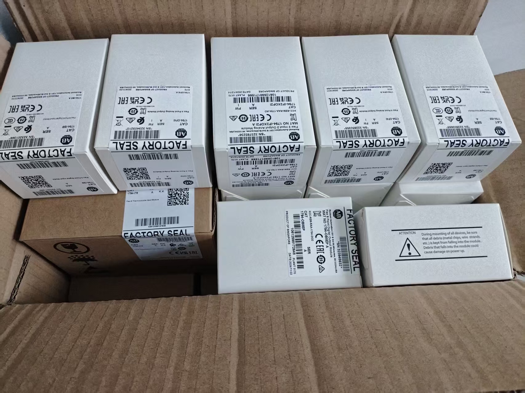 我司備有大量 AB1794 接線模塊，全力保障工業安全控制需求