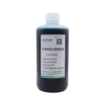 考馬斯亮藍快染液