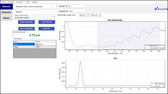 NS-Touch测量示例