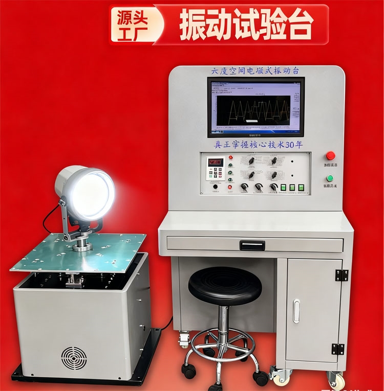 强度振动台测试添加探照灯