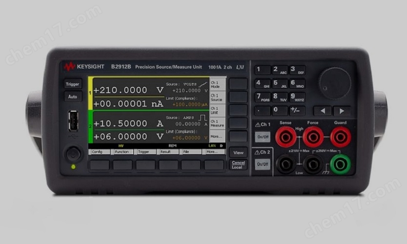 B2912B.jpg Keysight B2912B精密型信号源表模块(SMU)